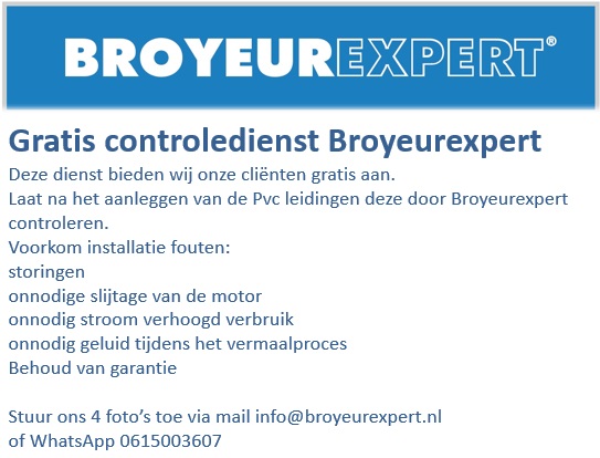 Installatie WC Broyeur