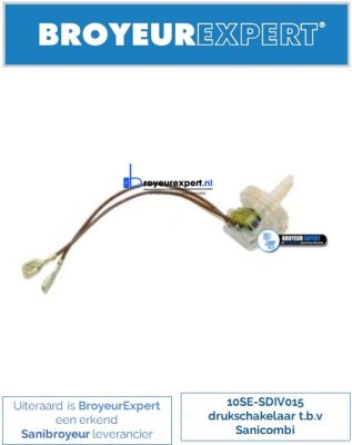 10SE-SDIV015 drukschakelaar tbv Sanicombi