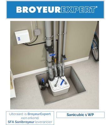 Sanibroyeur Sanicubic 1 WP  CUBIC1IP68NM 
https://www.broyeurexpert.nl/vuilwaterpomp/sanicubic-1-wp.html