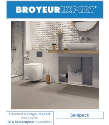 Sanibroyeur Sanipack artikelnummer 0017
verkrijgbaar bij www.Broyeurexpert.nl
