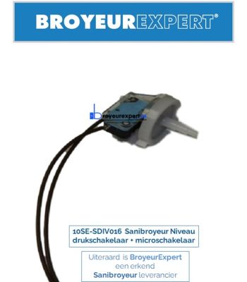 10SE-SDIV016 Sanibroyeur Niveau drukschakelaar + microschakelaar