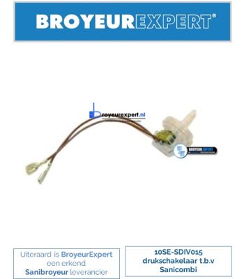 10SE-SDIV015 drukschakelaar tbv Sanicombi