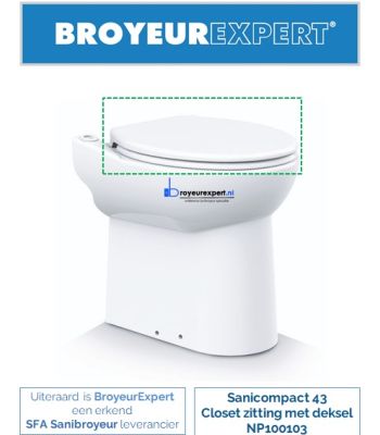 Sanicompact 43 zitting NP100103