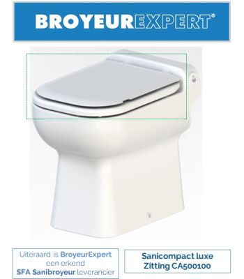 wc zitting Sanicompact luxe 

https://www.broyeurexpert.nl/sanibroyeur-compact-luxe-zitting-ca500100.html