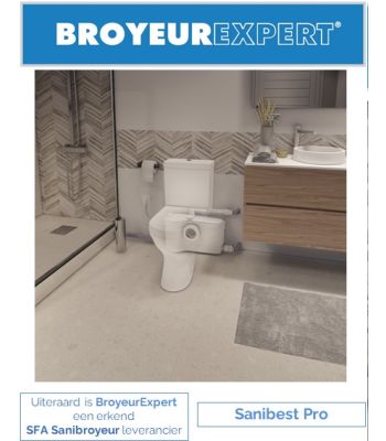 Sanibroyeur Sanibest pro www.broyeurexpert.nl