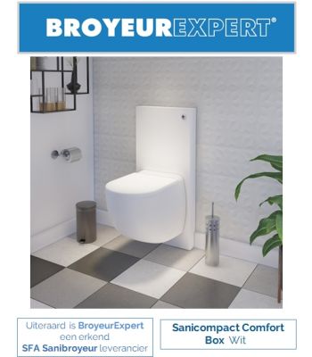 Sanibroyeur comfort box wit verkrijgbaar bij www.broyeurexpert.nl