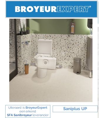 Sanibroyeur saniplus up verkrijgbaar bij www.broyeurexpert.nl