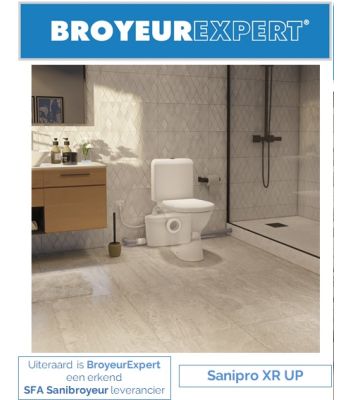 Sanipro XR Up verkrijgbaar bij www.broyeurexpert.nl