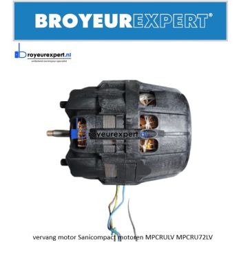 eletromotor voor de Sanicompact motoren MPCRULV  MPCRU72LV