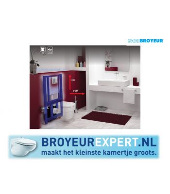 Sanibroyeur Sanicombi inbouw element met vermaler 