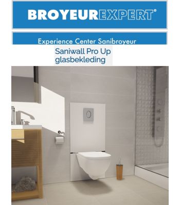 Sanibroyeur Saniwall Pro up incl glas  
artikelnummer WALLPROUPD Broyeurexpert