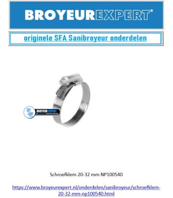 Schroefklem 20-32 mm NP100540

https://www.broyeurexpert.nl/onderdelen/sanibroyeur/schroefklem-20-32-mm-np100540.html
