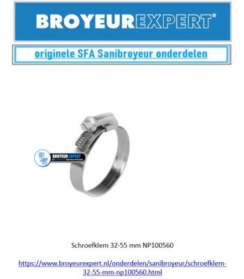 Schroefklem 32-55 mm NP100560

https://www.broyeurexpert.nl/onderdelen/sanibroyeur/schroefklem-60-80mm-oe100086.html