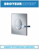 Saniwall Pro Up afdrukplaat Mat Chroom Grohe