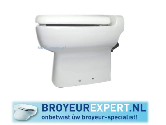 wc broyeur compact 50 geleverd met pvc standaard wc bril